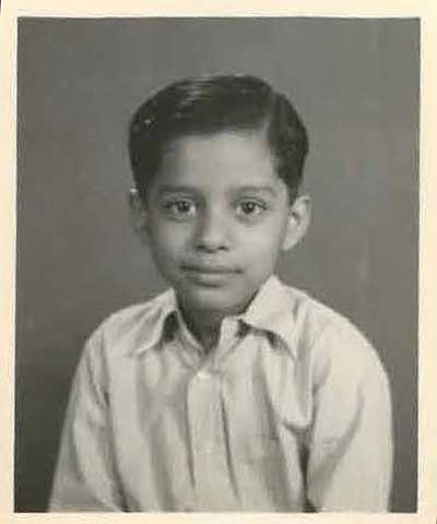 About his childhood in India and the U.S.